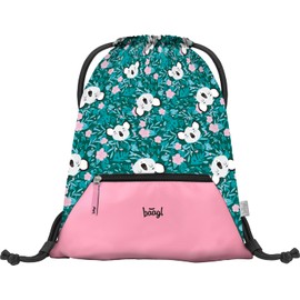 Baagl Gym Bag, Baby Koala, Waterproof Shoe Bag for Children, Backpack Design, Sports Bag, Ideal for School and Nursery