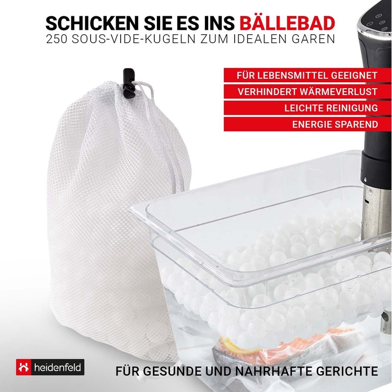 Heidenfeld SVK Sous Vide Garer Insulation Balls - Pack of