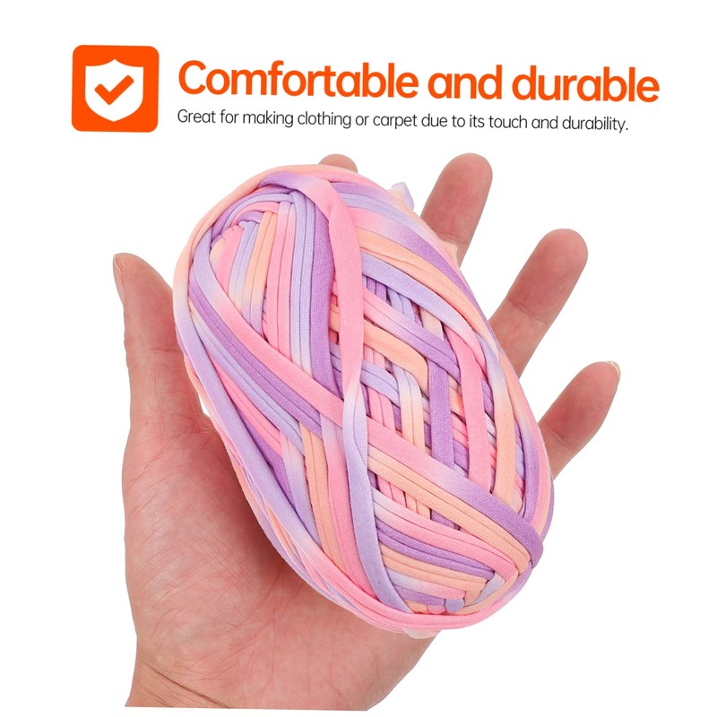 STOBOK Cotton Yarn Pack 3 Sets for Crocheting Weaving Home