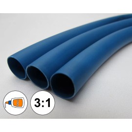 Unbranded/Generic (1 FOOT) 3/4" Blue Heat Shrink Tube 3:1 Dual Wall Adhesive Glue Marine/to 0.75"