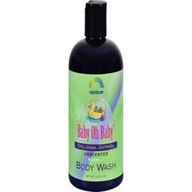 Rainbow Research, Baby Oh Baby, Body Wash, Colloidal Oatmeal, Unscented, 12 fl oz