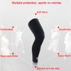 Kuangmi Compression Full Leg Sleeves for Cycling, Basketball, Sport Supports