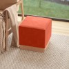 Seville Classics The Vineyard Collection Cork Cube Storage Ottoman 15