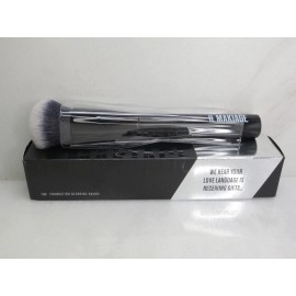 IL MAKIAGE #100 BY IL MAKIAG FOUNDATION BLENDING BRUSH SET OF 2 BLACK BOX
