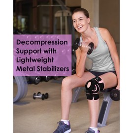 ABYON Lightweight Hinged Knee Brace for Meniscus Tear, Arthritis, ACL, MCL Pain – Adjustable 360° Wraparound Strap & Dual-Side Stabilizers for Maximum Knee Support & Injury or Surgery Recovery for man and women