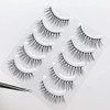 Musegetes 3D False Eyelashes Popular Black Natural Axis Soft Core