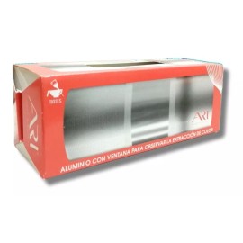 Ari 2 Papel Aluminio Con Ventana  120gr Para Estetica/barberia