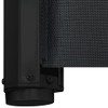 CHARMMA Retractable Pet Gate Black 40.4"x49.2",Baby & Pet Safety Gates-4004132