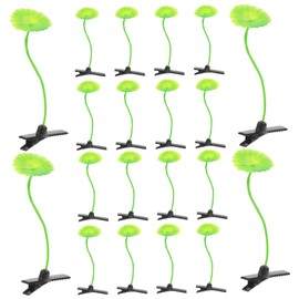 Baluue Lotus Leaf Hair Clips 20pcs Cute Kawaii Hair Accessories for Girls Small Non-Slip Hairpins Plant-Inspired