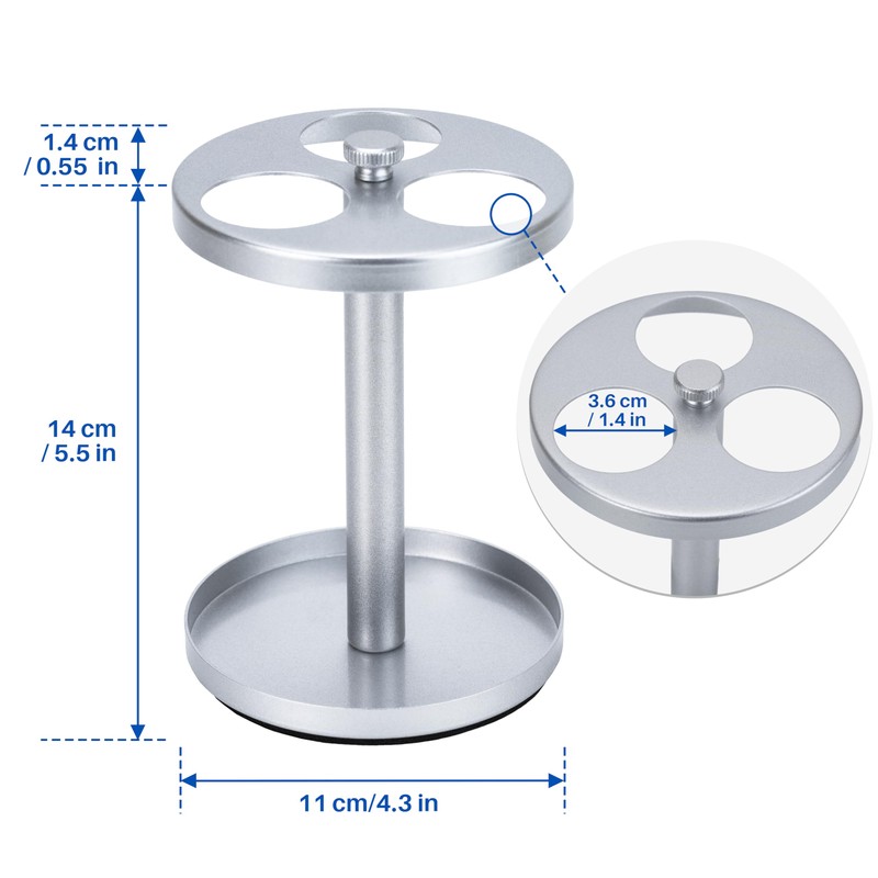 Electric Toothbrush Holder Stand for Bathroom: Stainless Steel Ventilated Organizer