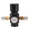 CO2 Mini Regulator Aluminum Alloy Brass Stainless Steel 8mm Dual