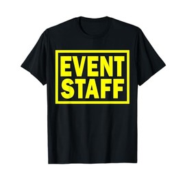 EVENT STAFF Event Safety Logo Two Sided Print T-shirt T-Shirt