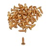 Yibuy Gold Metal Pickguard Screws Screws Fittings for Fixing Guitar