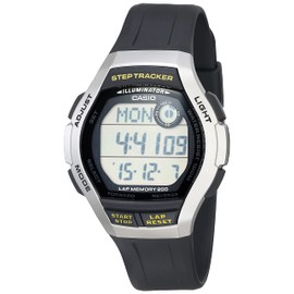 Casio Men's Quartz Fitness Watch with Resin Strap, Black, 23.77 (Model: WS-2000H-1A2VCF)
