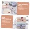 Baluue 5pcs Cotton Face Washing Towels Soft Absorbent Boy Girl