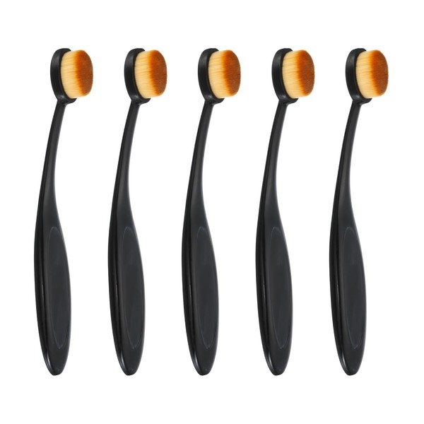 PATIKIL Blending Brushes for Crafts, 5 Pcs 5# Plastic Ink