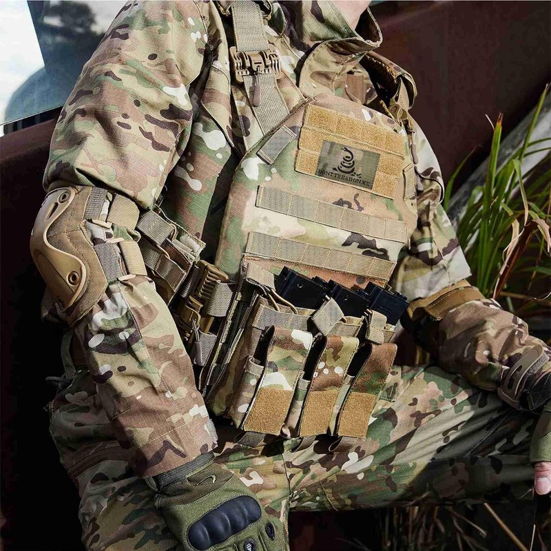 Don't Tread On Me Patch - Camouflage Military Infrared IR