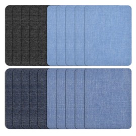 Iron-On Patches, Jeans Patches for Iron-On Inside, 20 Pieces, Iron-On Patches, Jeans, DIY Cuttable, Suitable for Clothes, Jackets
