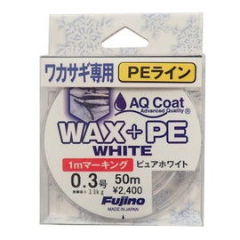 Fujino W-35 WAX+PE WHITE 166.3 ft (50 m) 3.3 ft (1 m) Marking, No. 0.3 Pure White (Blue Mark)