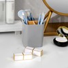 Bamboo Toothbrush Holder for Bathrooms, 3 Slots Toothbrush and Toothpaste