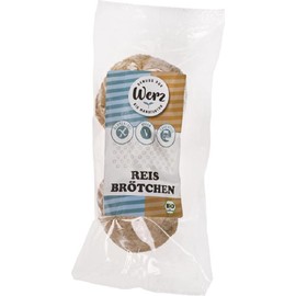 Werz Rice Rolls, Gluten Free, 125g (Pack of 2)
