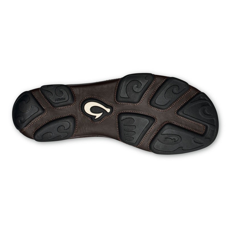 OluKai Men's Moloa Dark Wood/Dark Java 9 Medium