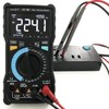 Auto Ranging Digital Multimeter TRMS 6000 with Battery Alligator Clips