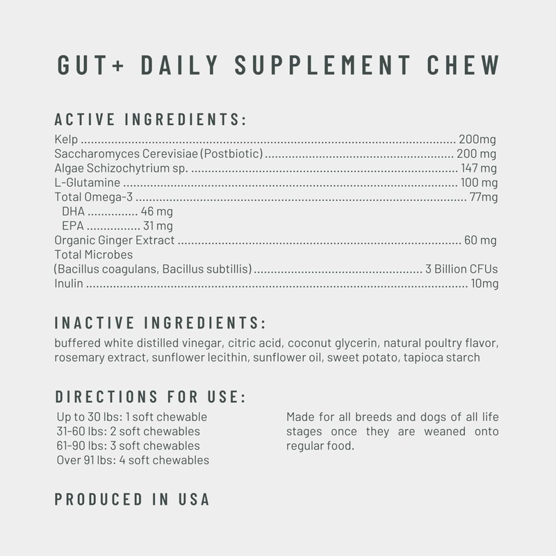 Get Joy Gut+ Digestive Health Dog Supplement Chews, 90 Soft