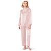 SIORO Womens Pajama Sets Silk PJ Satin Pijamas Two Piece