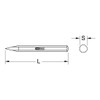 KS Tools 162.0233 Pointed chisel, 8 point, 18x300mm