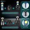 40 Pieces T5 T10 LED Bulbs Dash Lights with Twist