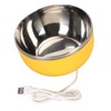 450ML Pet Heated Bowl Stainless Steel Water Heating Bowl USB
