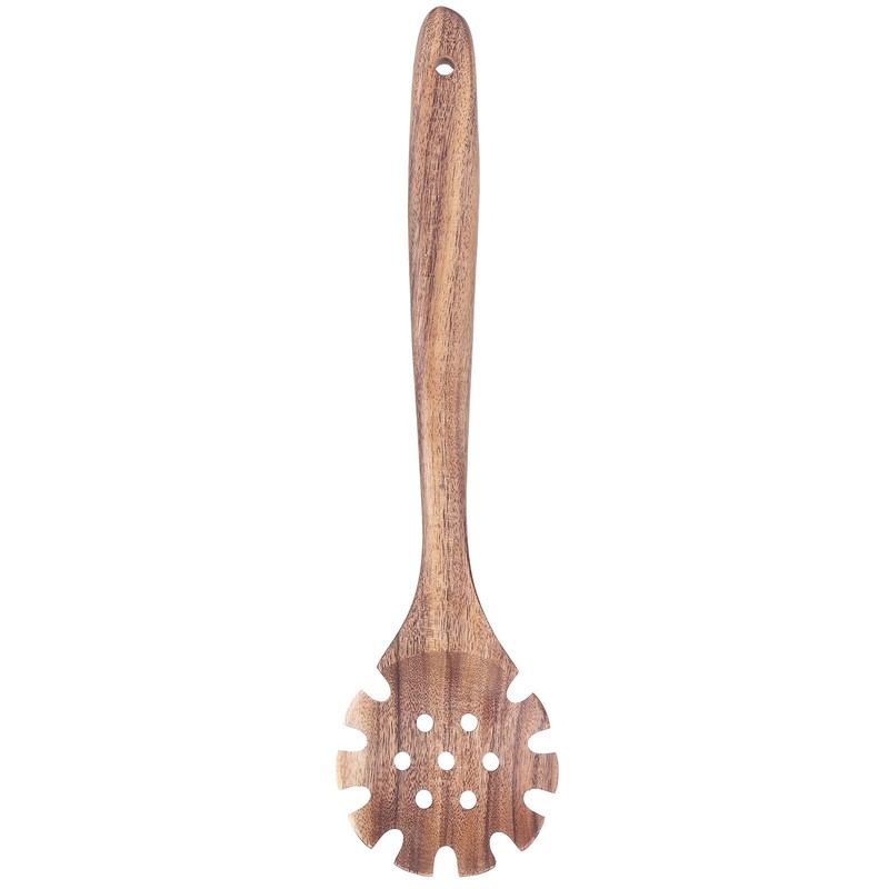 Wooden Pasta Fork and Spaghetti Spoon - 12.6-Inch Spaghetti Server