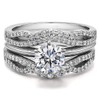 Double Infinity Wedding Ring Guard Enhancer
