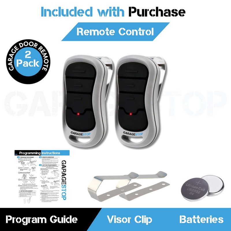 2X for Genie Intellicode Garage Door Remote, G3T-BX G3T-R 3-Button