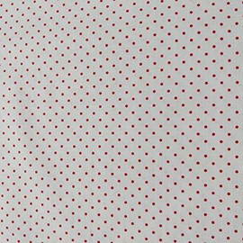 Swiss Dot On White- Red - Riley Blake Cotton Fabric