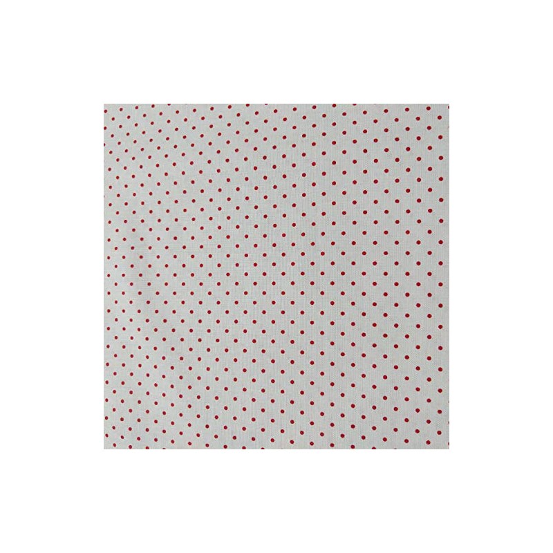 Swiss Dot On White- Red - Riley Blake Cotton Fabric