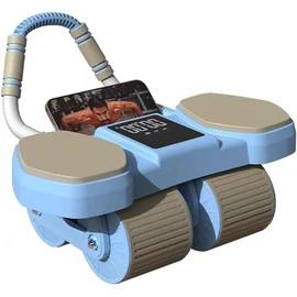 Generic Abdominal Plank Roller Wheel with Elbow Support, Automatic Rebound Abdominal Wheel