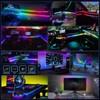 Dreamcolor Interior Acrylic Car Light Strip, 2 in 1 Car