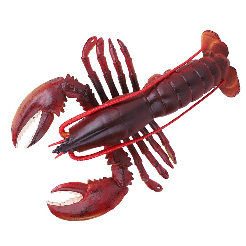 Plastic Lobster Model Simulation Seafood Restaurant Prop Model Decoration (23cm)