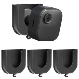 3 Pack Blink Indoor & Outdoor Camera Mount, No Drill HBV Adhesive Wall Mount Compatible with Blink Outdoor 4 (Newest Model), Blink Mini/Mini 2 (Newest Model), Blink Camera Accessories, Black