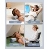 Luxtude Inflatable Neck Roll Pillow for Sleeping, Travel Neck Pillow