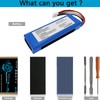 LAQUEENA GSP1029102A 6000mAh Battery Compatible with JBL Charge 3 Waterproof