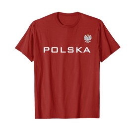 POLSKA POLAND FLAG SPORTS ATHLETIC JERSEY STYLE T-Shirt