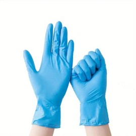 Guantes Desechables De Nitrilo Morados Sin Polvo