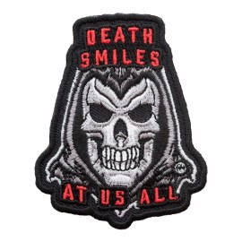 PatchStop - World's Largest Patch Store Death Smiles At Us All Grim Reaper Patch, Death Patches