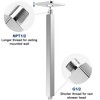 NearMoon Ceiling Mounted Shower Arm With Flange, Universal Connection 1/2