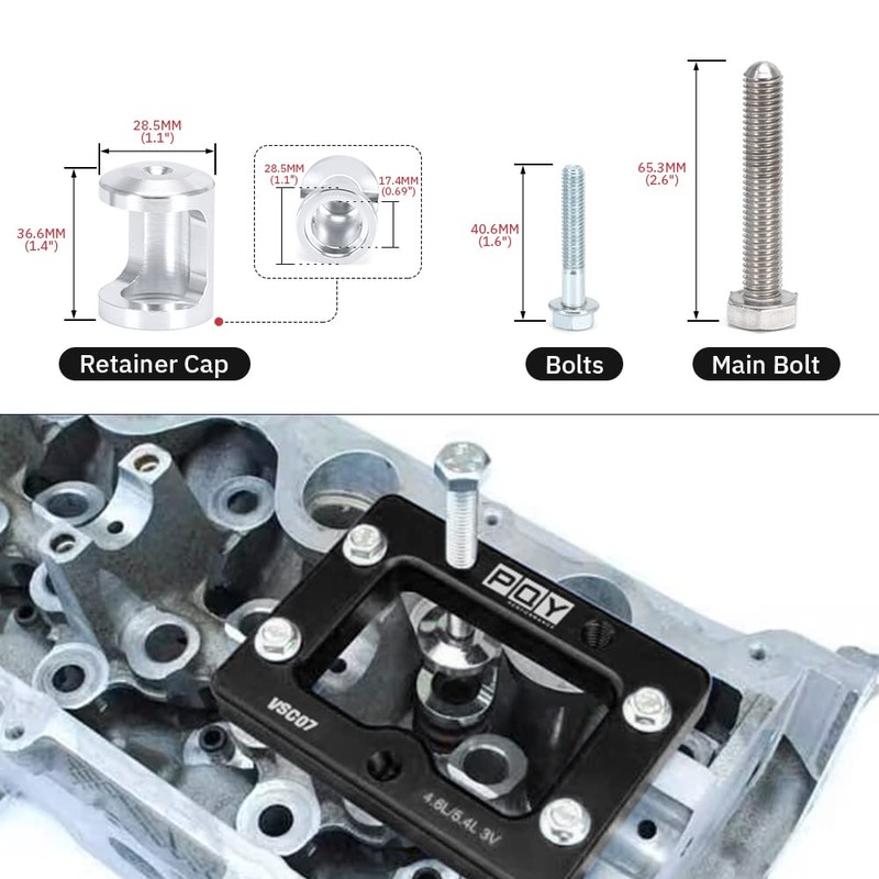 PQY - Compresor de válvula de motor compatible con Ford