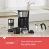 BLACK+DECKER CM0755S 4-in-1 5-Cup Coffee Station Coffeemaker, Stainless Steel