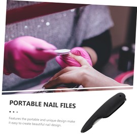 BIUDECO 6pcs Small Nail Files Reusable Metal Manicure Tools for Fingernails Polishing Compact Design with Dual-sided Buffing Strips for Home Salon Use